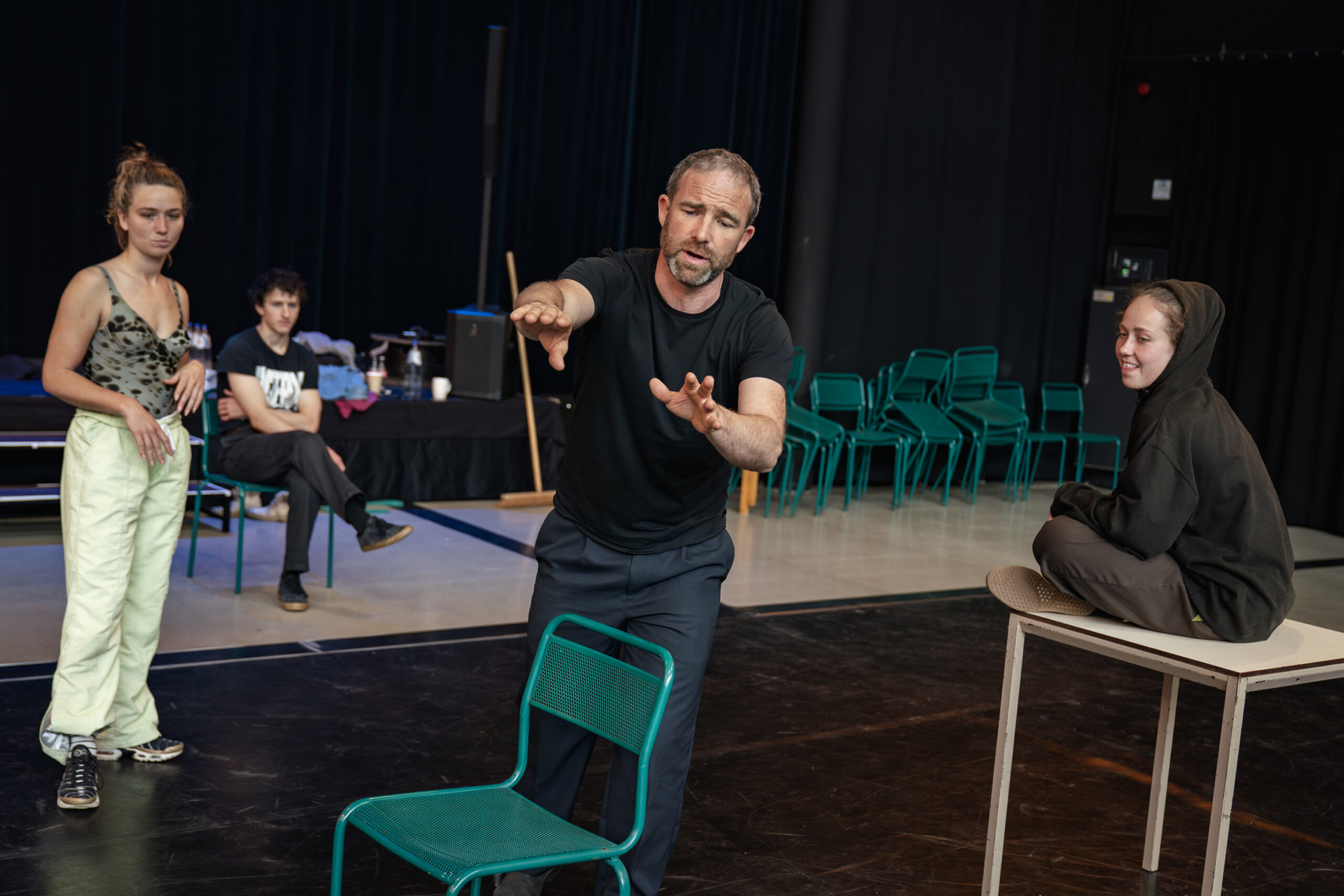 Ell Circo D'ell Fuego, Circus maken, Parkour Intensive, Matt McCreary Movedbymatter, foto: Frank Emmers