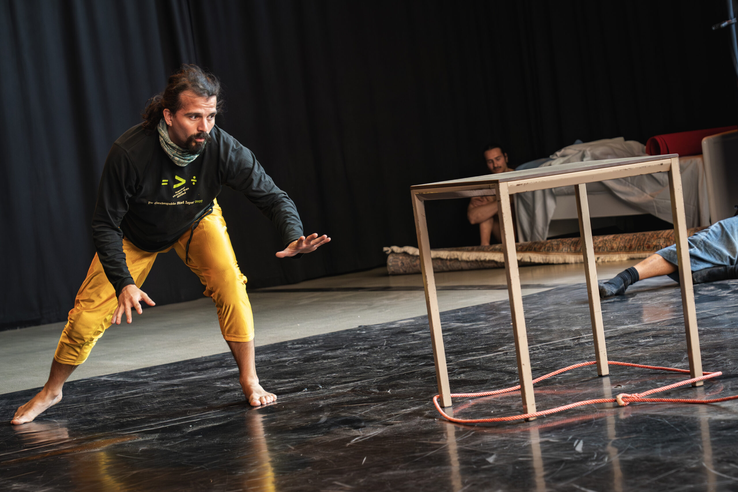 Ell Circo D'ell Fuego, Circus maken, Parkour Intensive, Matt McCreary Movedbymatter, foto: Frank Emmers